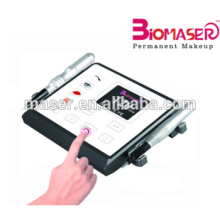 Biomaser branco painel digital máquina de maquiagem permanente, tatuagem pistola elétrica maquiagem kit, máquina de maquiagem semi permanente fornecimento